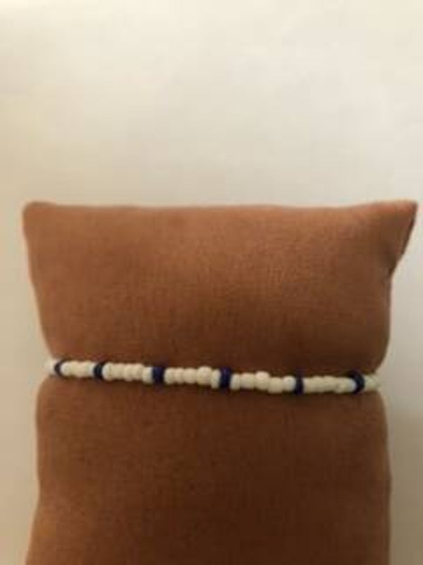 white met dark bleu braclet
