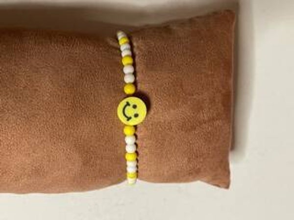 smiley armbandje