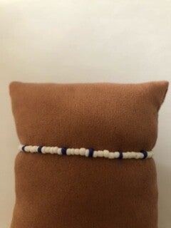white met dark bleu braclet