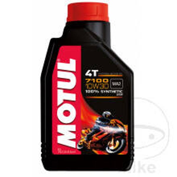 Motul 7100 4T 10W30 1L 100% Synthetic, 1 Liter