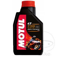 Motul 7100 4T 10W30 1L 100% Synthetic, 1 Liter