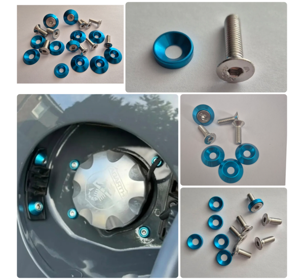 Abarth 500 light blue car set