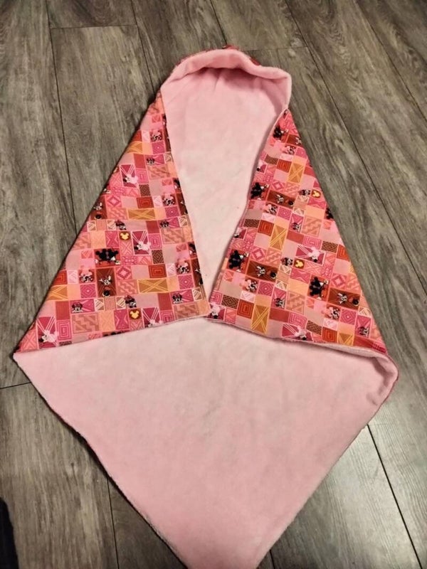 Cape de bain en coton et éponge de bambou