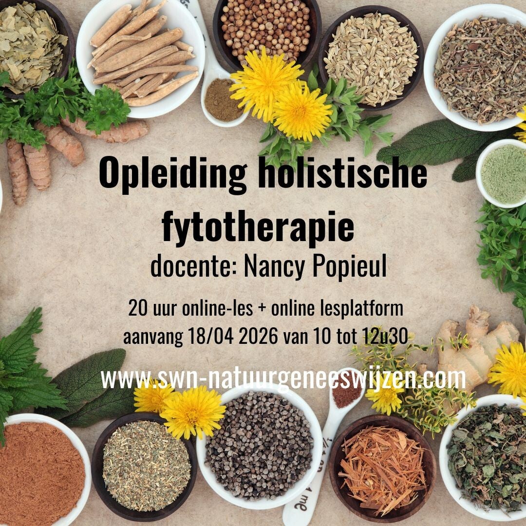online opleiding holistische fytotherapie aanvang 18/04/2026