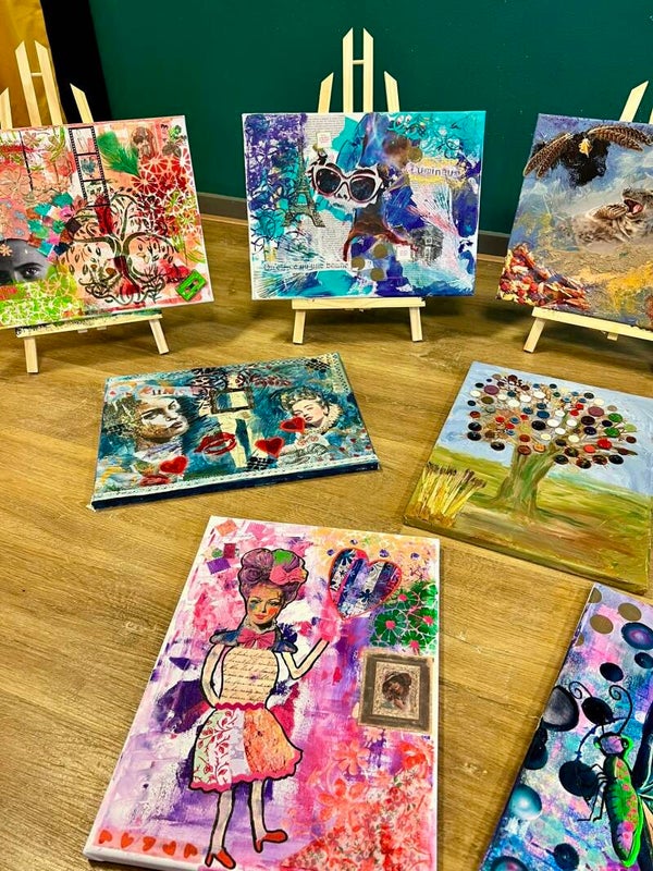 Mixed Media aan de keukentafel
