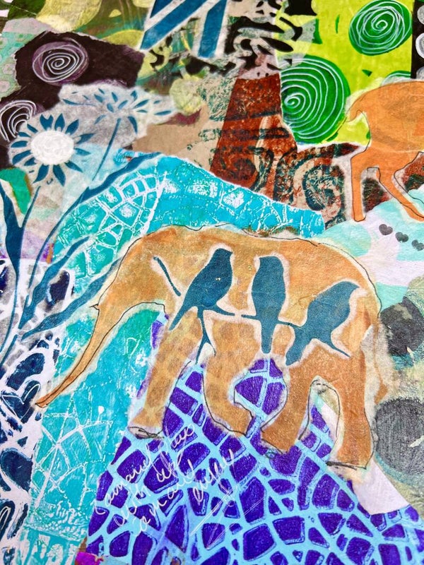 Gel printing aan de keukentafel