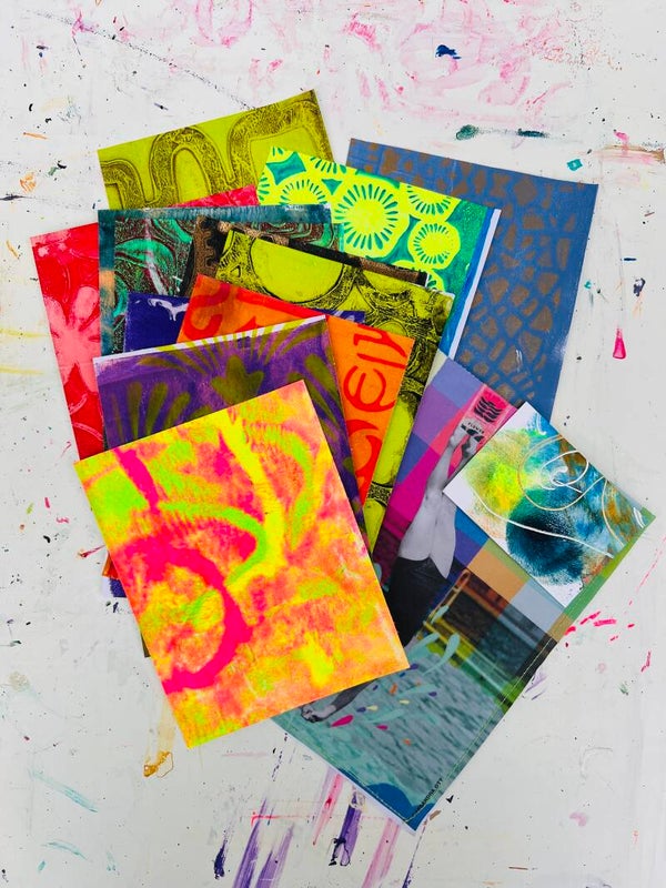 Mini Collage Mix – 10 unieke velletjes