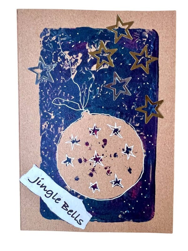 'Jingle Bells' kerstbal en sterren