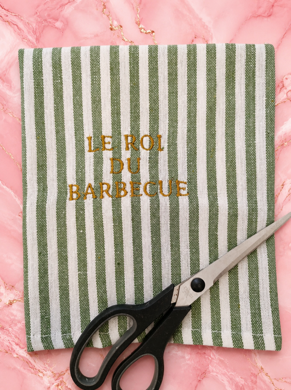 Le torchon brodé