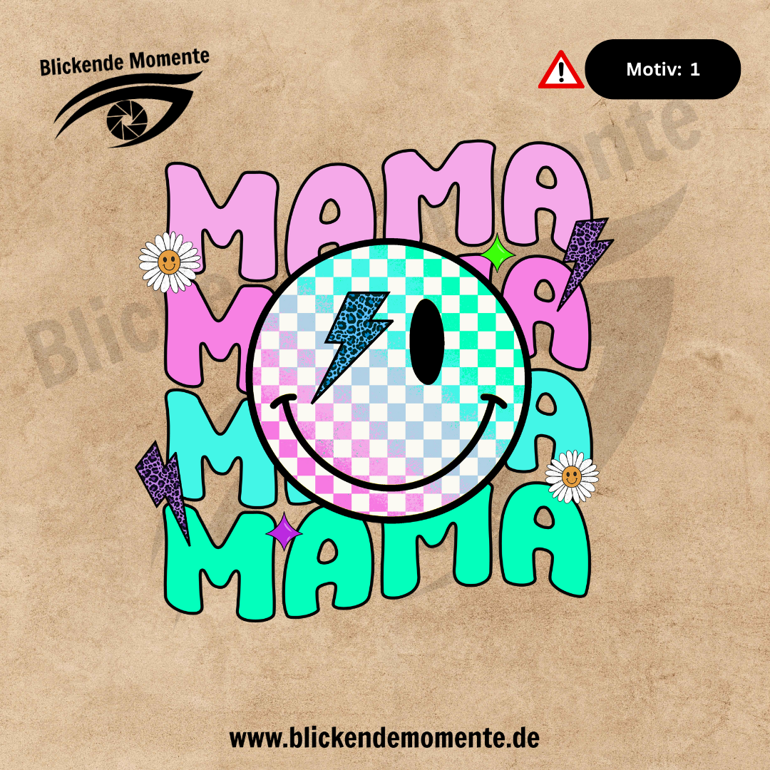 Bügelbilder - Mama