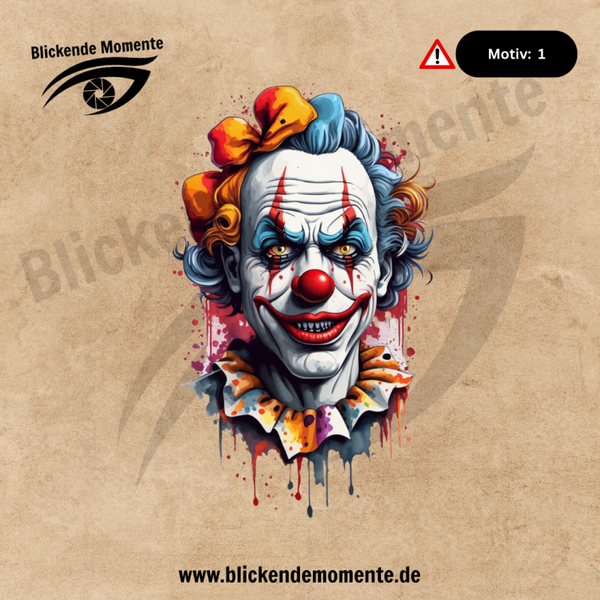 Bügelbilder - Clown
