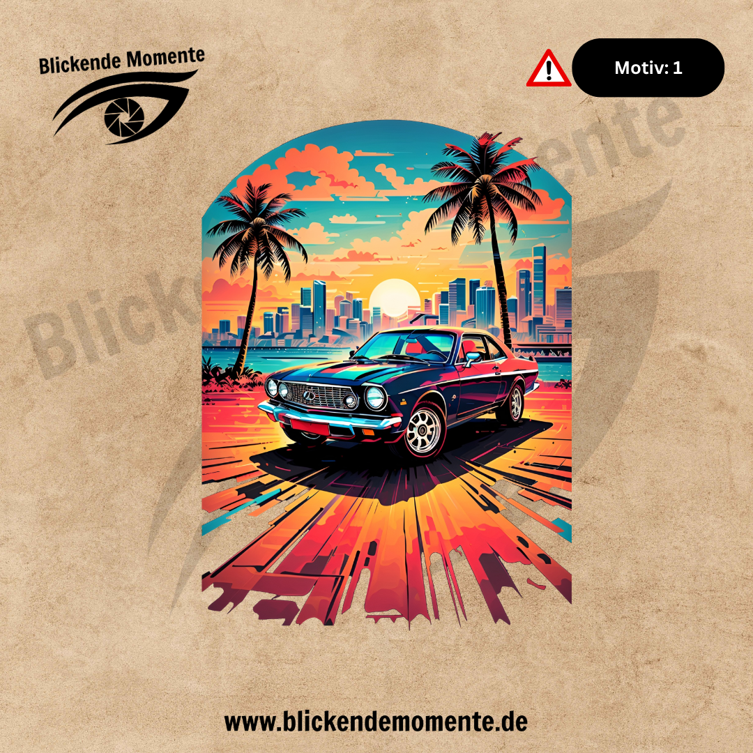 Bügelbilder - Autos