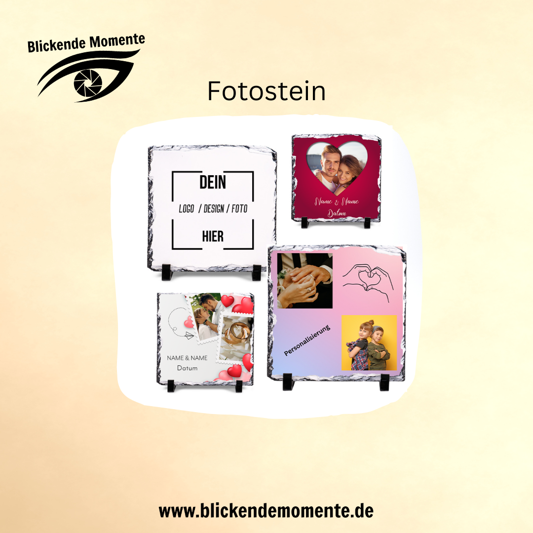Fotostein - individuell - personalisiert