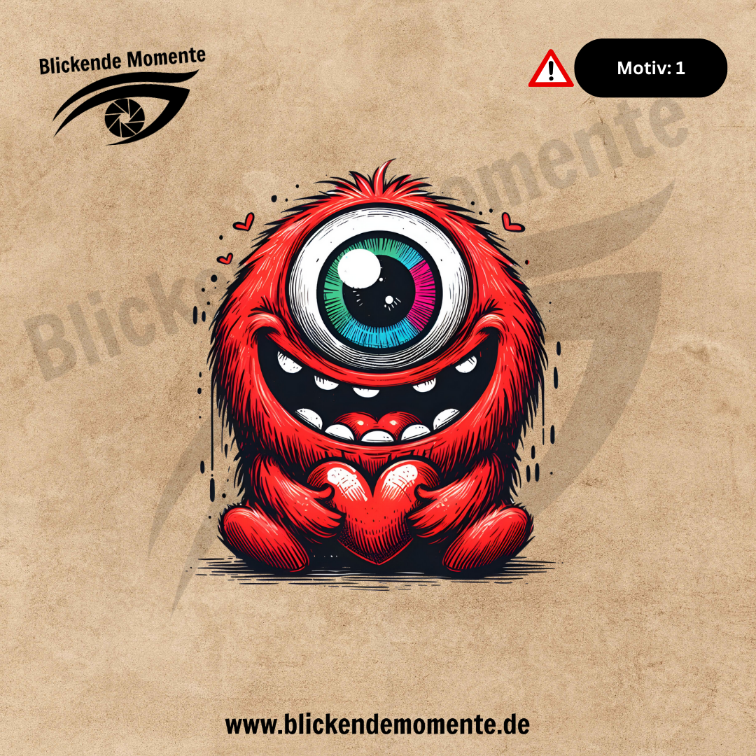 Bügelbilder - Monster