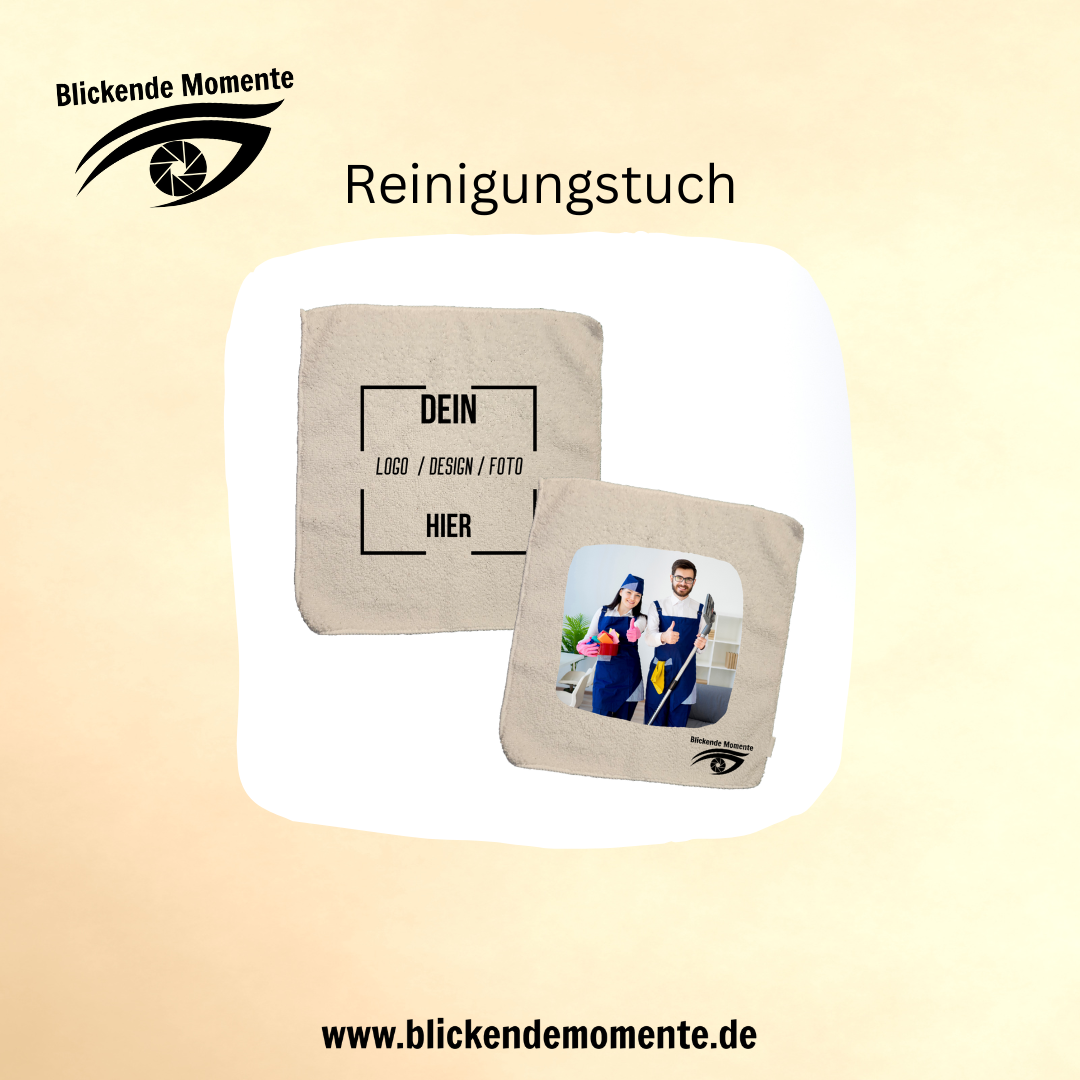 Reinigungstuch - individuell - personalisiert