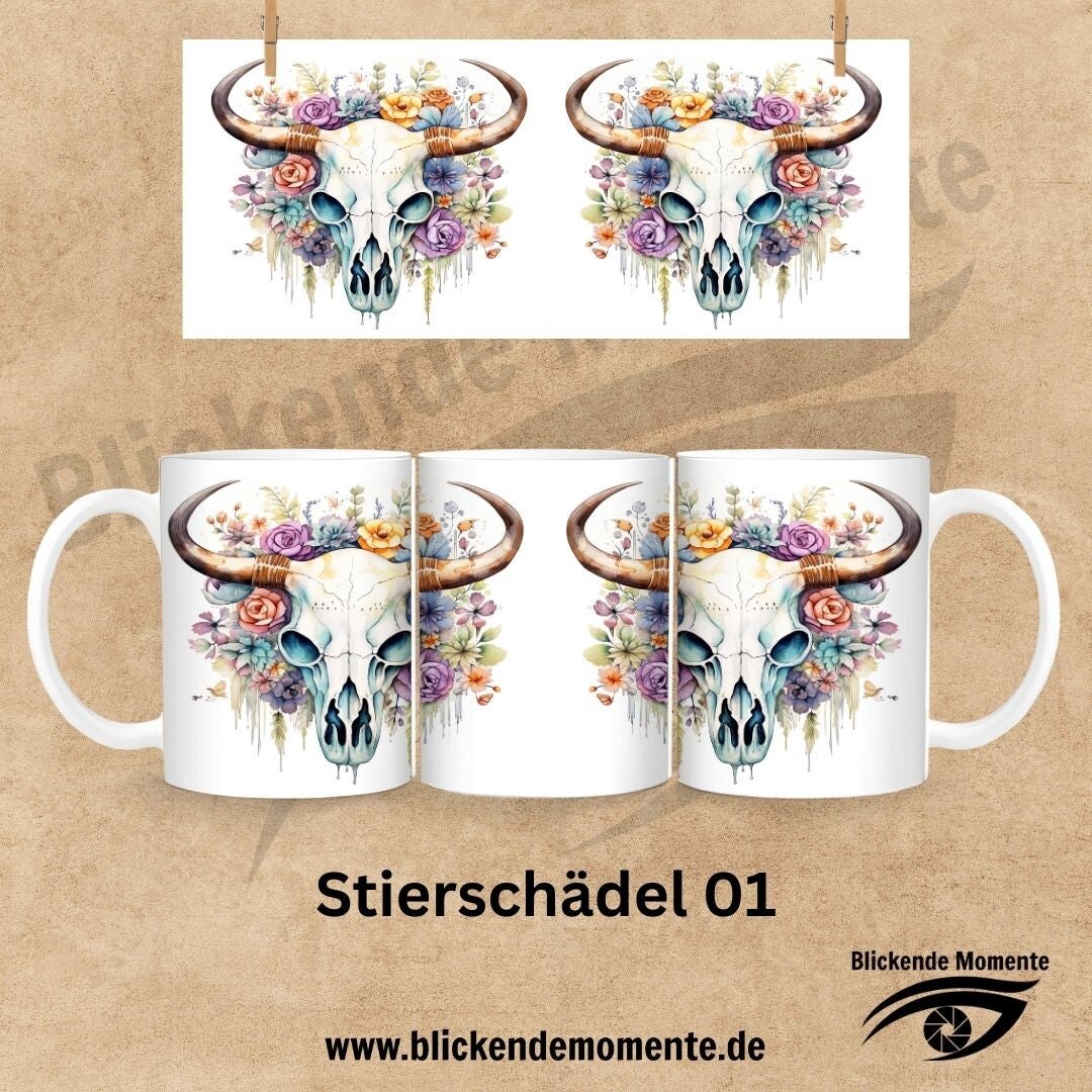 Tasse (Stierschädel)