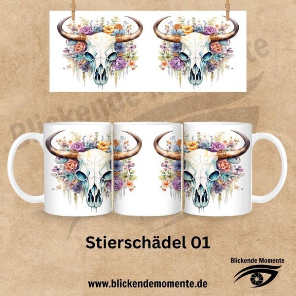 Tasse (Stierschädel)
