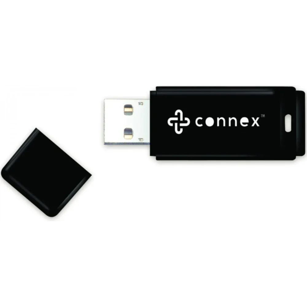 Clé USB 3.2 128 Go – CONNEX Metal (Argent / Métal)