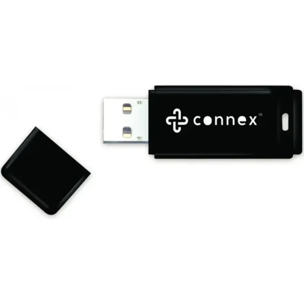 Clé USB 3.2 128 Go – CONNEX Metal (Argent / Métal)