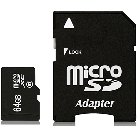 Carte MicroSD 64 Go CONNEX – U1 / R70 / W10