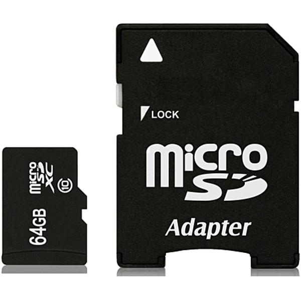 Carte MicroSD 64 Go CONNEX – U1 / R70 / W10