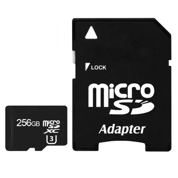Carte MicroSD 256 Go CONNEX – U3 / R90 / W50