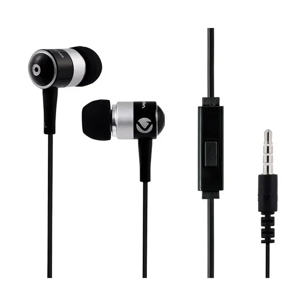 VOLKANO Stannic Series – Écouteurs avec Micro (Noir)