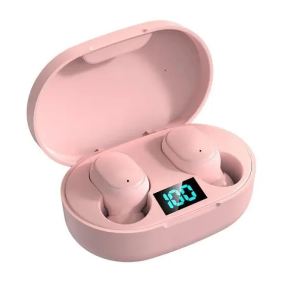 Ecouteurs Bluetooth sans Fil nouvelle génération 2022 5.0 Hi-FI Stéréo kit mains libre Rose