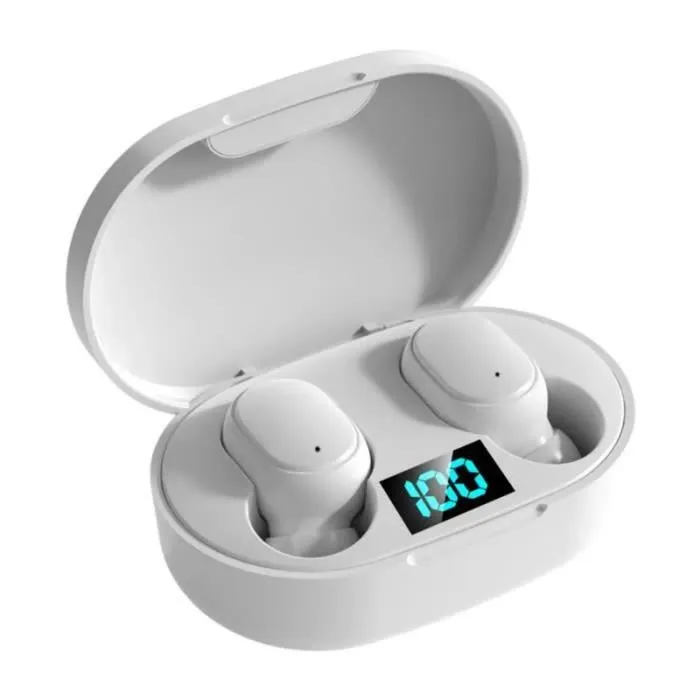 Ecouteurs Bluetooth sans Fil nouvelle génération 2022 5.0 Hi-FI Stéréo kit mains libre Blanche