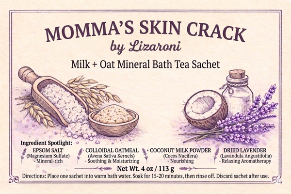 Milk + Oat Mineral Bath Tea Sachet