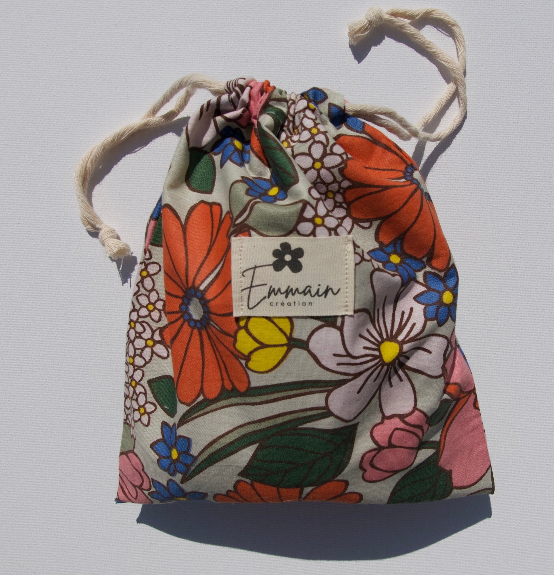 Pochon Taille M Fleur Kaki