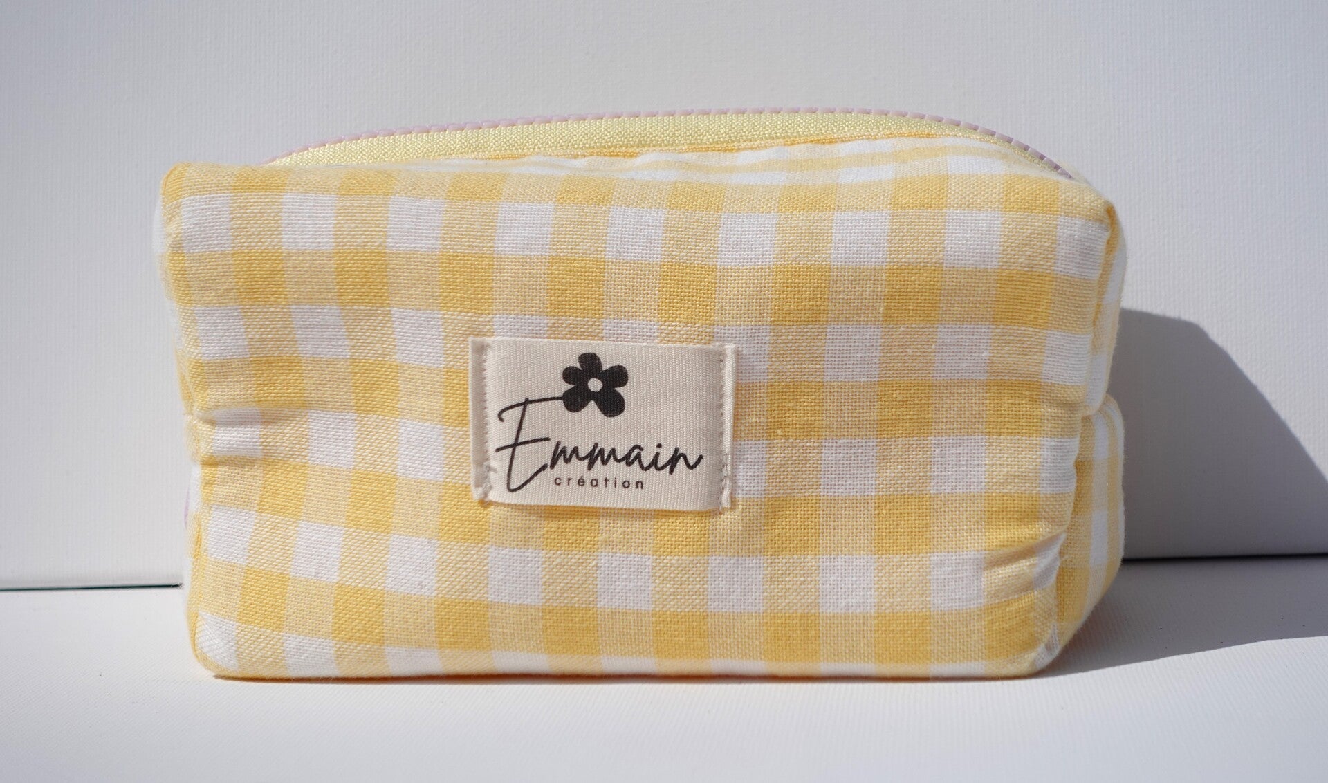Trousse de Toilette Vichy Jaune