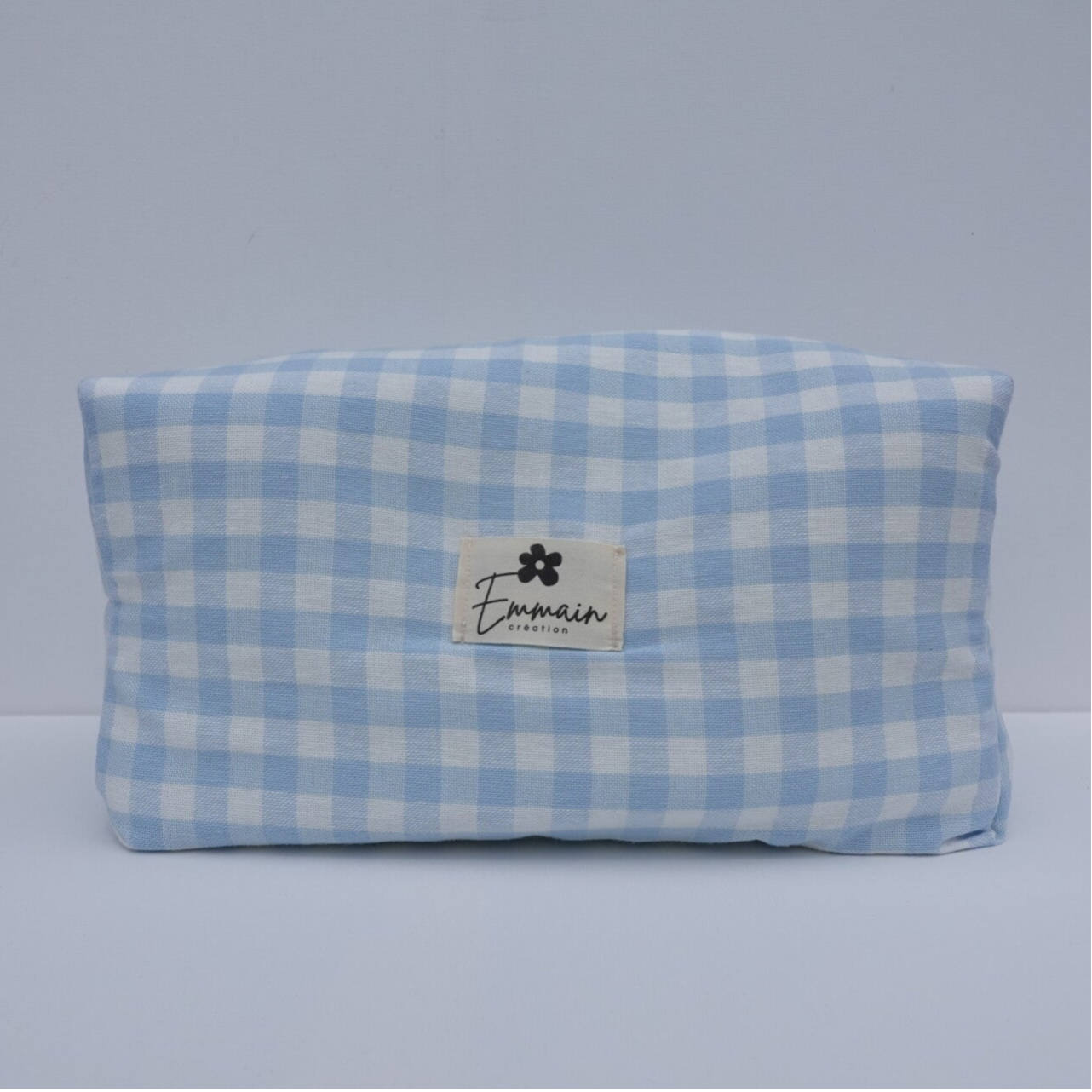 Trousse de Toilette XL Vichy Bleu