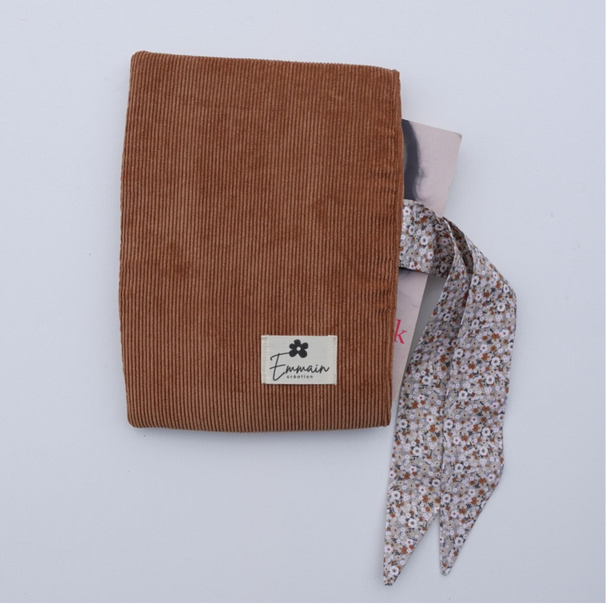Pochette à Livre en Velours Camel