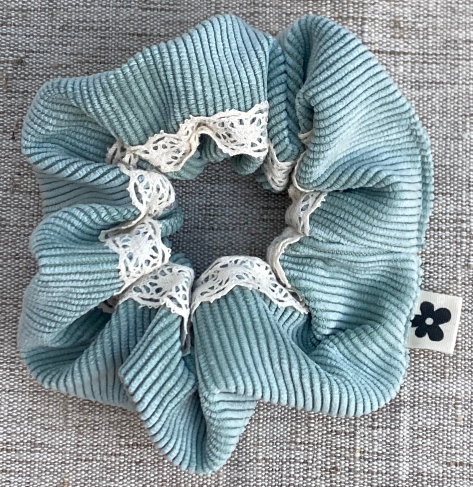 Chouchou Ciel Dentelle