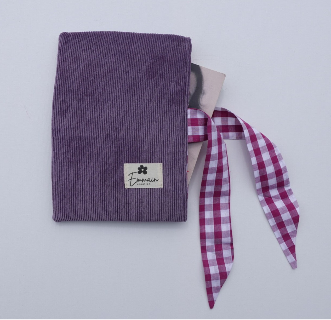 Pochette à Livre en Velours Violet