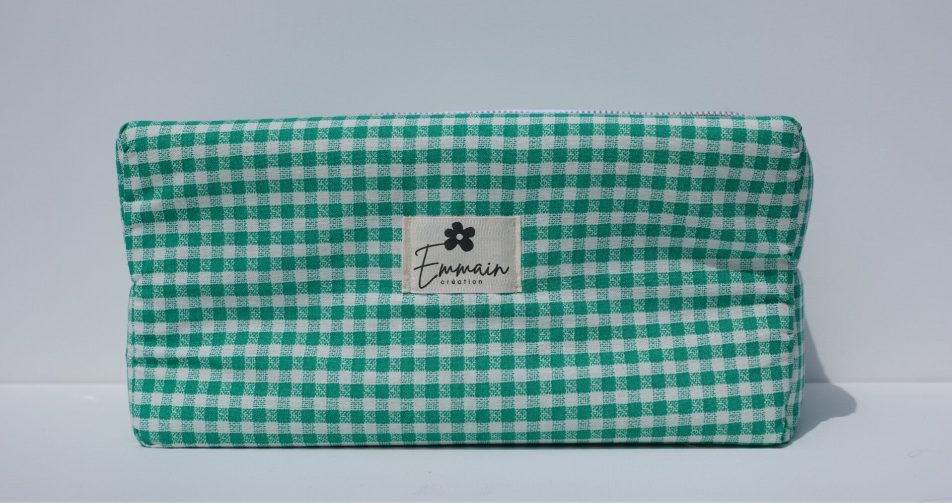 Trousse de Toilette XL Vichy Vert