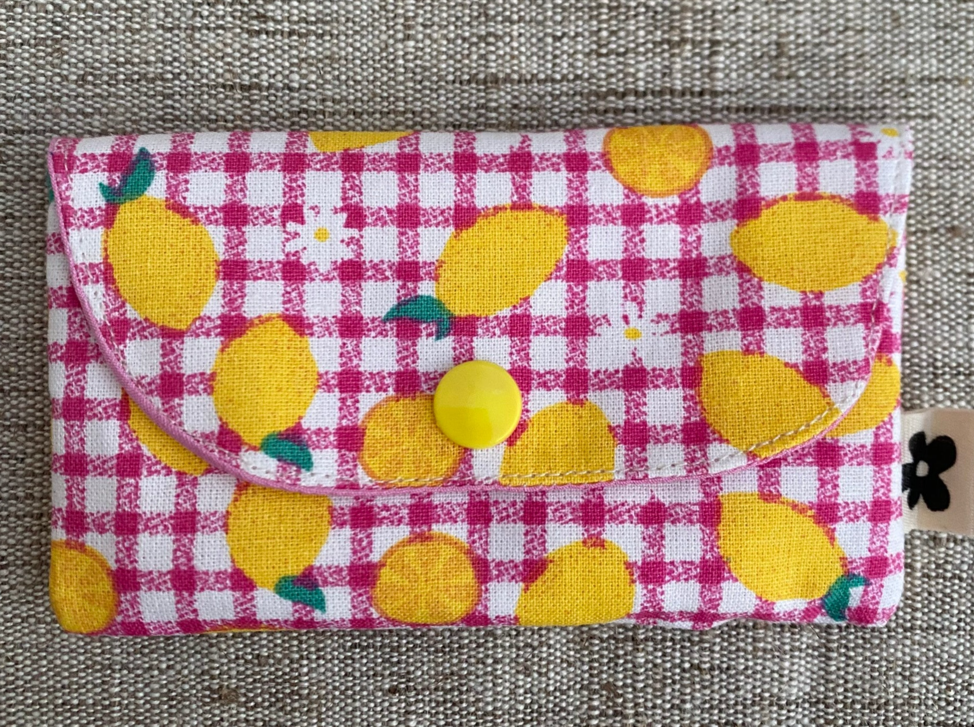 Porte-Cartes Motif Citrons