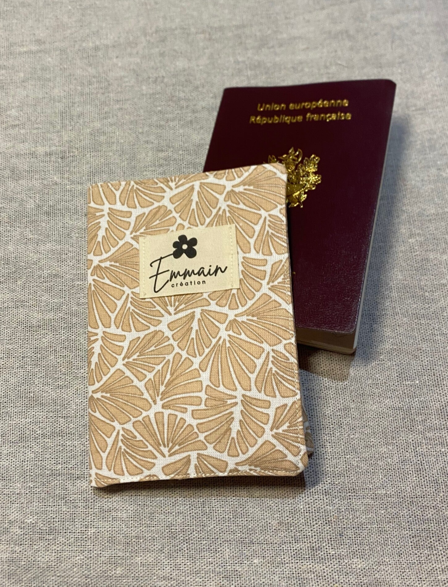 Protège-Passeport Sable