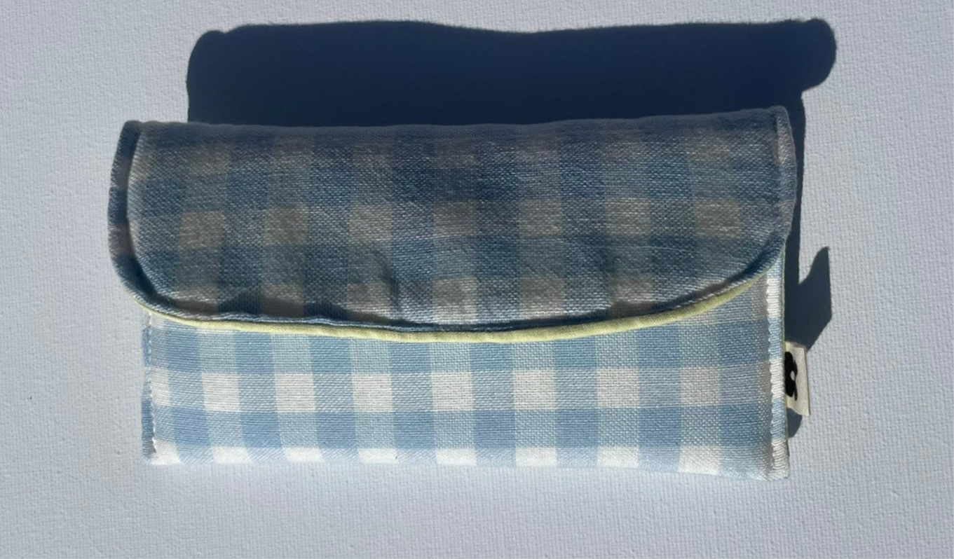 Etui à lunettes Vichy Bleu Clair