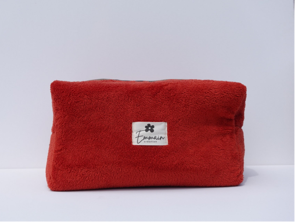 Trousse de Toilette XL Éponge Rouge