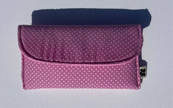 Etui à lunettes Rose à Pois