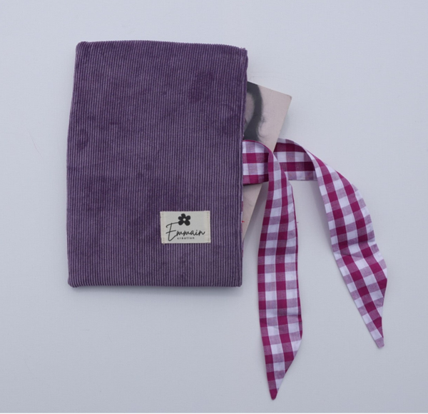 Pochette à Livre en Velours Violet