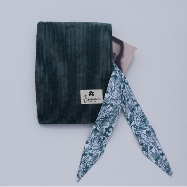 Pochette à Livre en Velours Vert