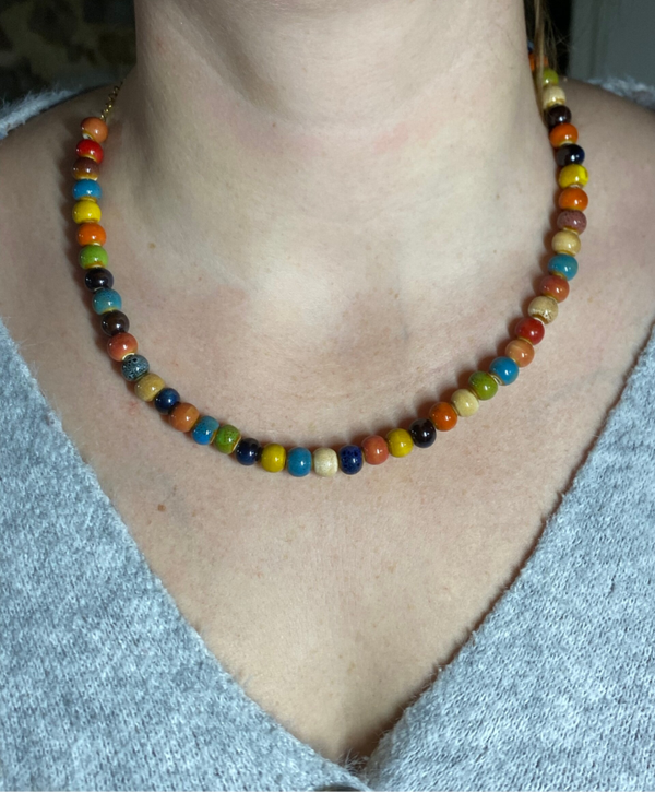 Collier multicolore
