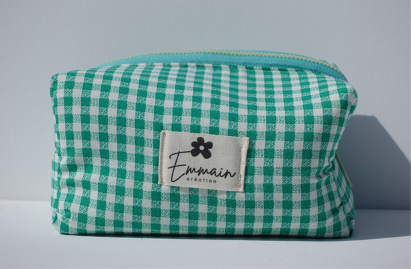 Trousse de Toilette Vichy Vert