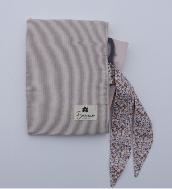 Pochette à Livre en Velours Beige