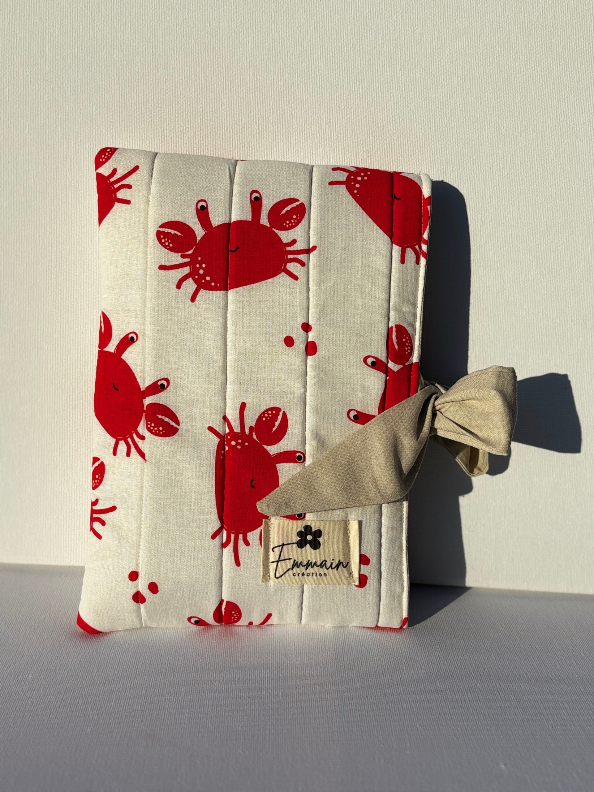 Housse de livre Crabe