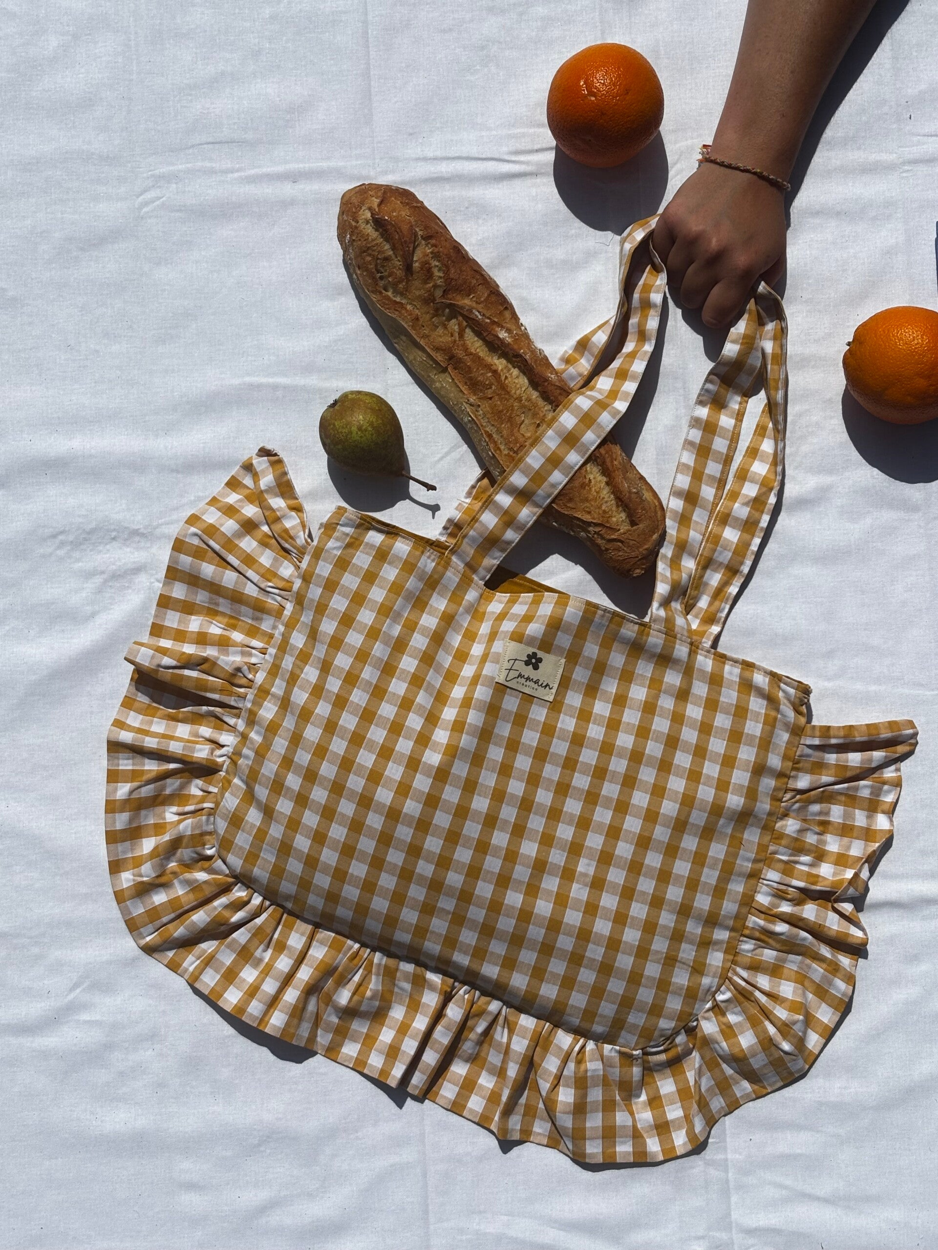 Sac Flou Vichy Jaune