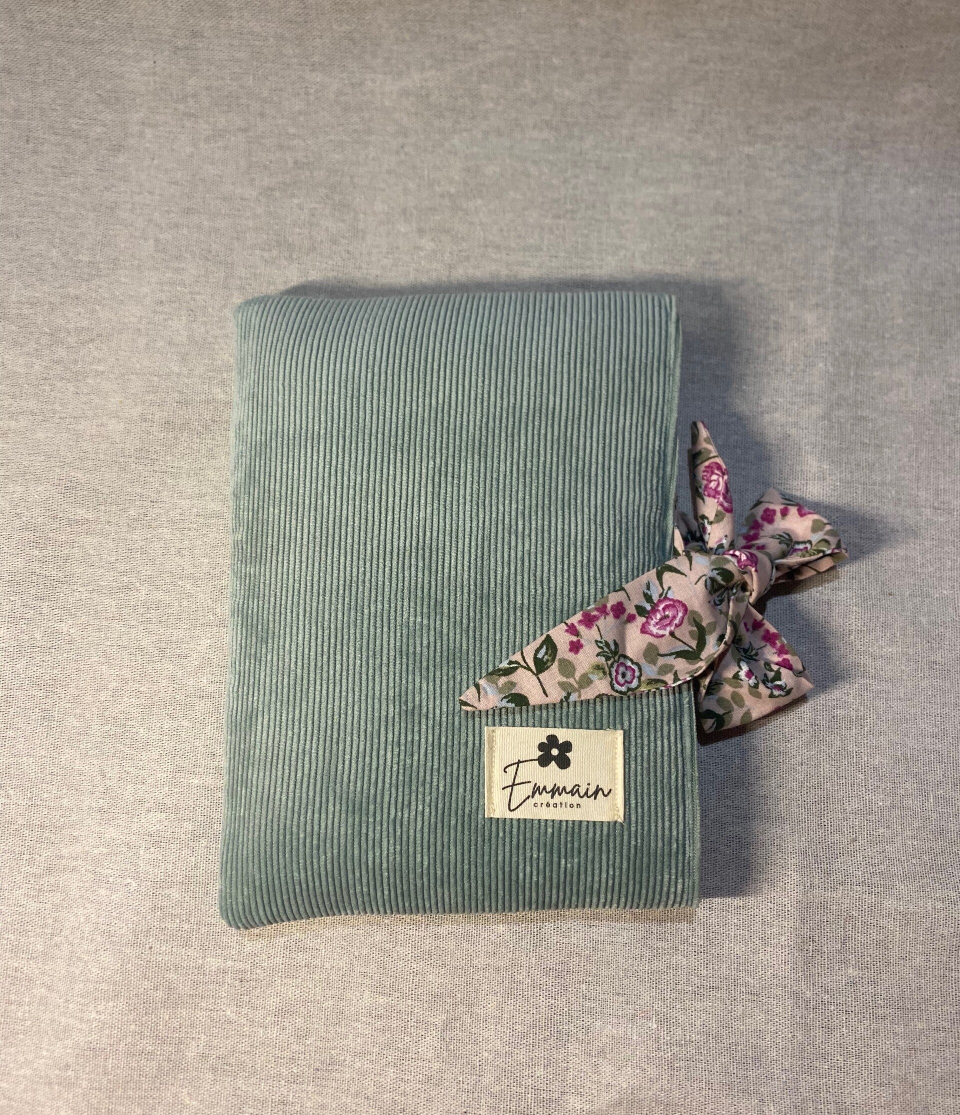 Housse de livre en Velours Ciel